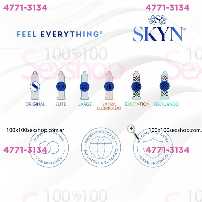 Preservativo SKYN Excitacion